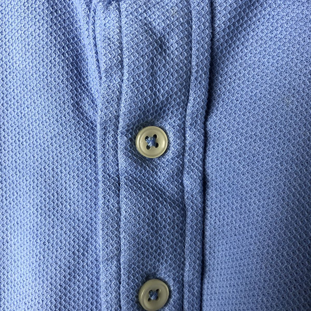 Ralph Lauren POLO RALPH LAUREN Long Sleeve Polo Shirt Men's M cotton Blue type light blue Vintage Second Hand