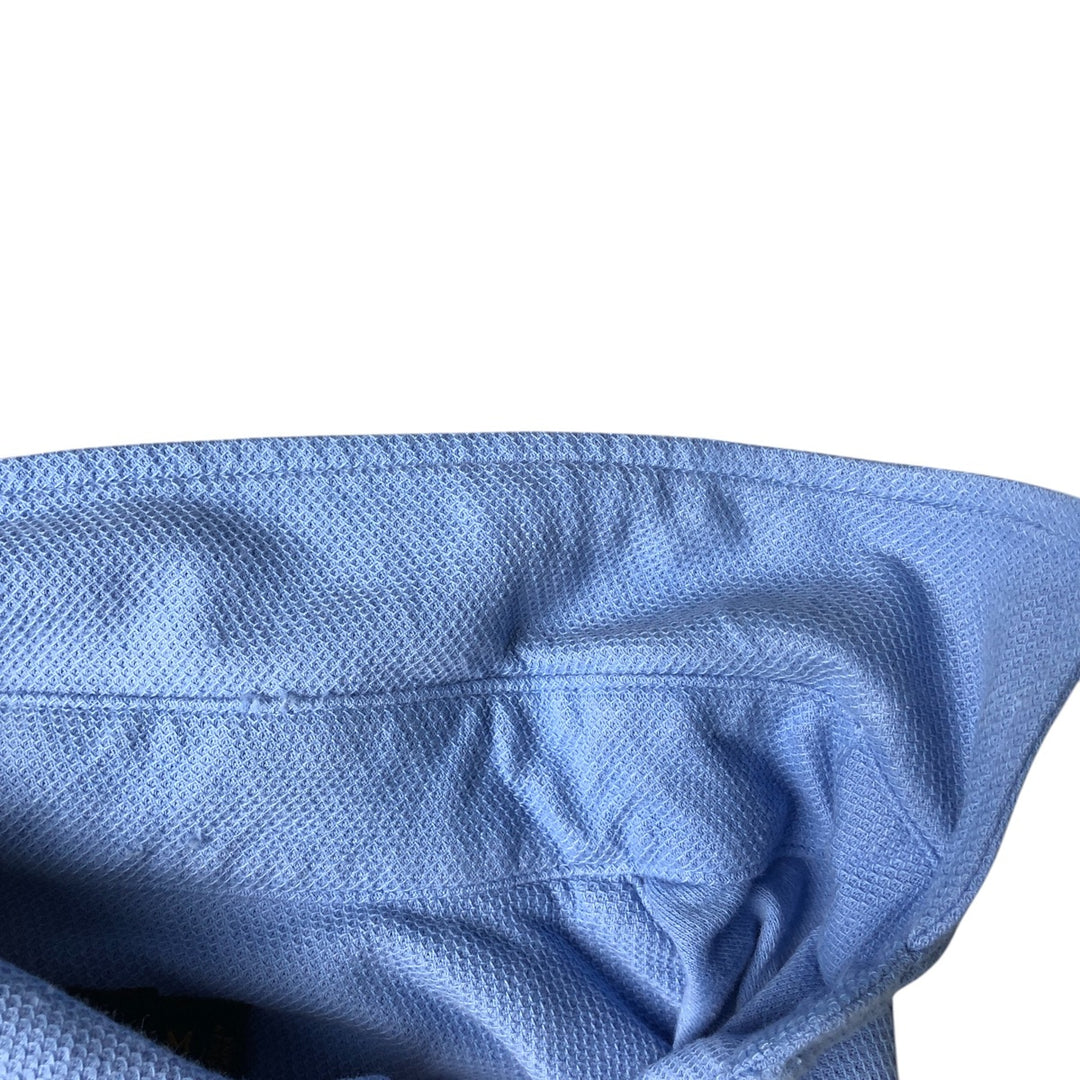 Ralph Lauren POLO RALPH LAUREN Long Sleeve Polo Shirt Men's M cotton Blue type light blue Vintage Second Hand