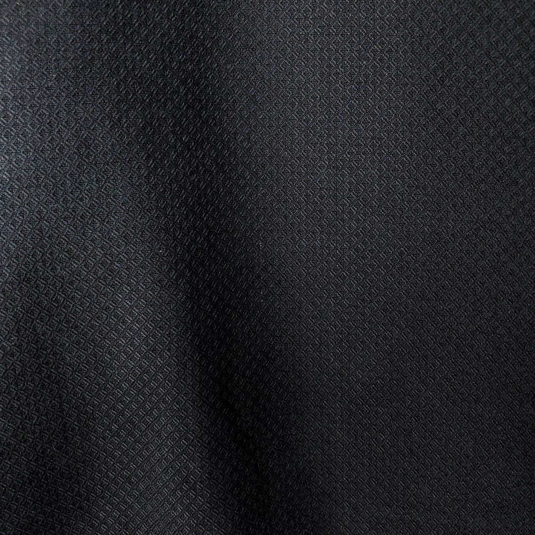 BRANDINI Short Sleeve Silk Box Shirt, Men's Size M silk black type Vintage Second Hand