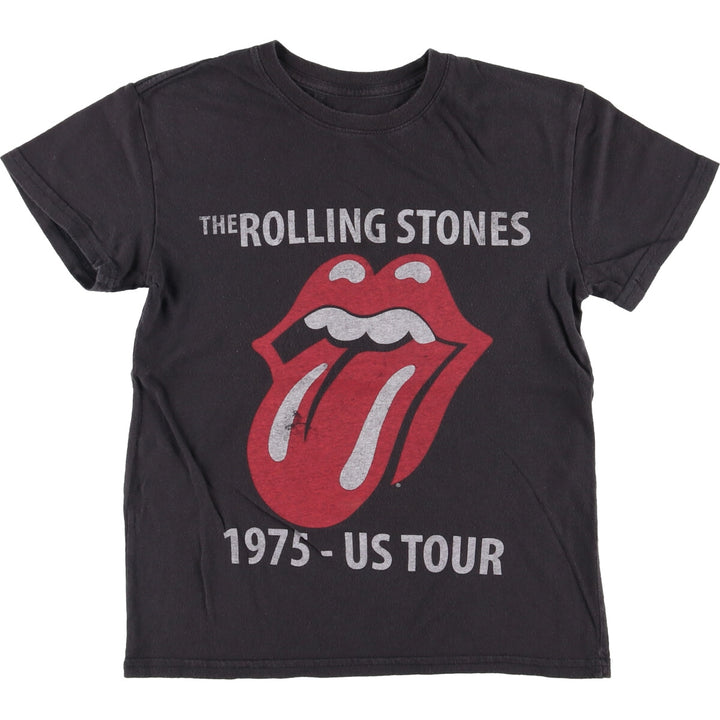 The Rolling Stones Band T-Shirt, Men's Size Small cotton black type Vintage Second Hand