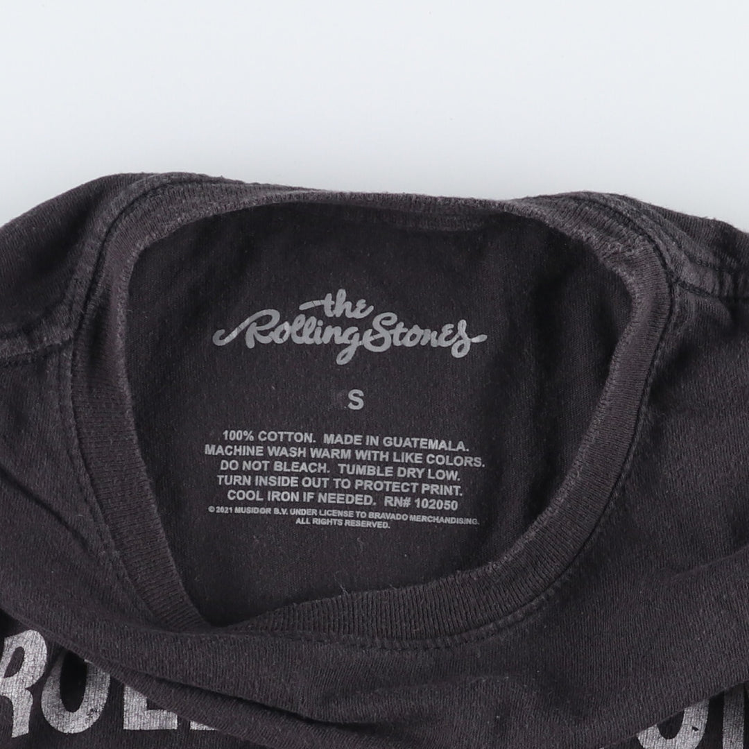 The Rolling Stones Band T-Shirt, Men's Size Small cotton black type Vintage Second Hand