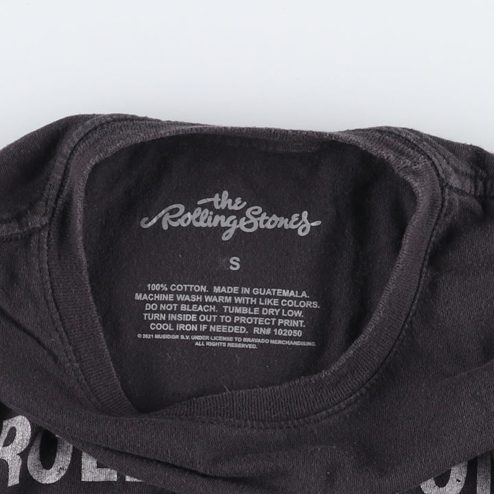 The Rolling Stones Band T-Shirt, Men's Size Small cotton black type Vintage Second Hand