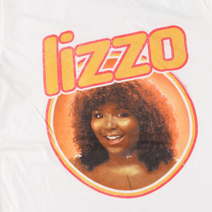 LIZZO Band T-Shirt, Men's Size Small unclear white type Vintage Second Hand