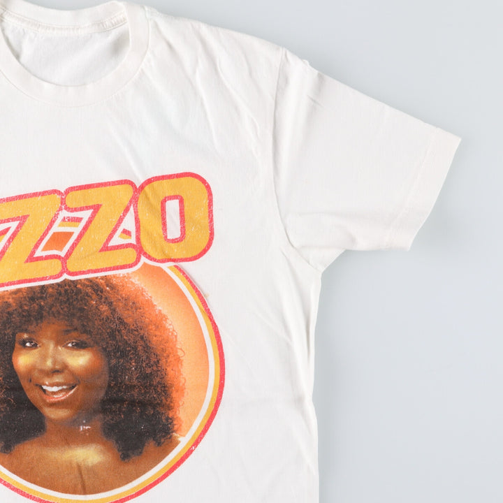 LIZZO Band T-Shirt, Men's Size Small unclear white type Vintage Second Hand