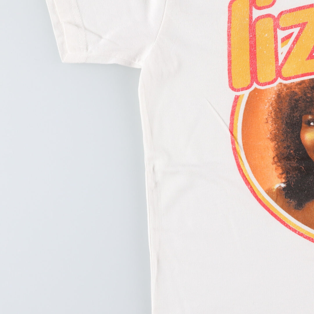 LIZZO Band T-Shirt, Men's Size Small unclear white type Vintage Second Hand
