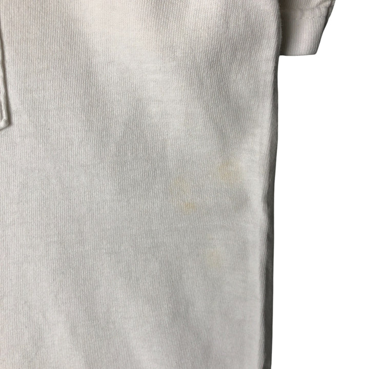 00'S Harley-Davidson Fire Pattern Motorcycle Bike T-Shirt Men's L size unclear white type Vintage Second Hand