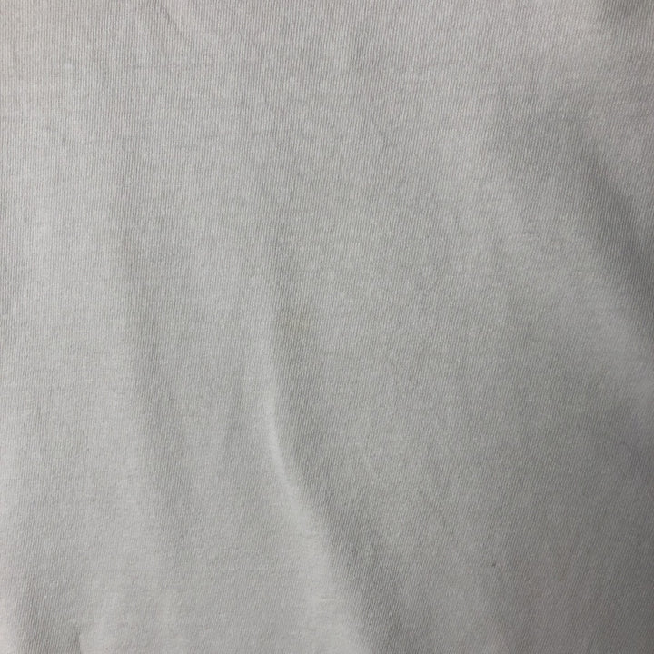 00'S Harley-Davidson Fire Pattern Motorcycle Bike T-Shirt Men's L size unclear white type Vintage Second Hand