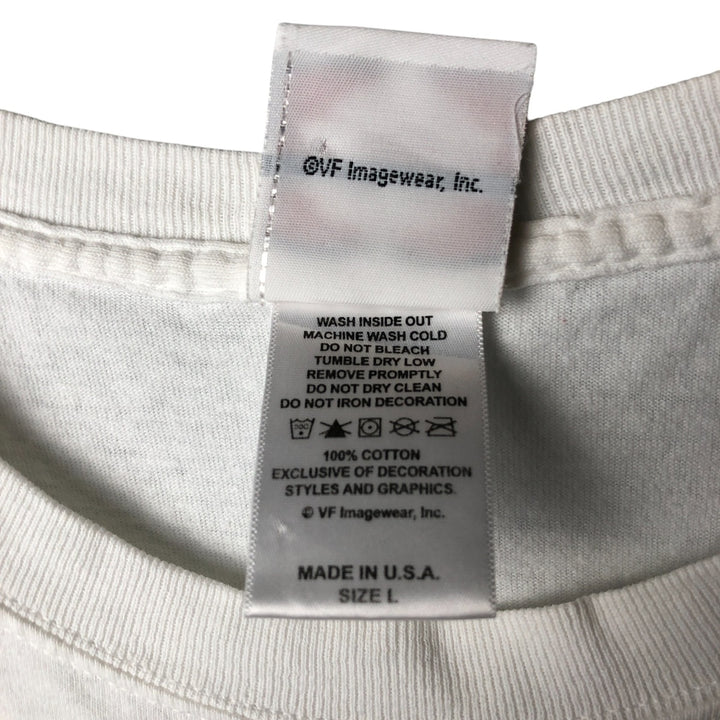 00'S Harley-Davidson Motorcycle Bike T-shirt Made in USA Men's L size cotton white type Vintage Second Hand