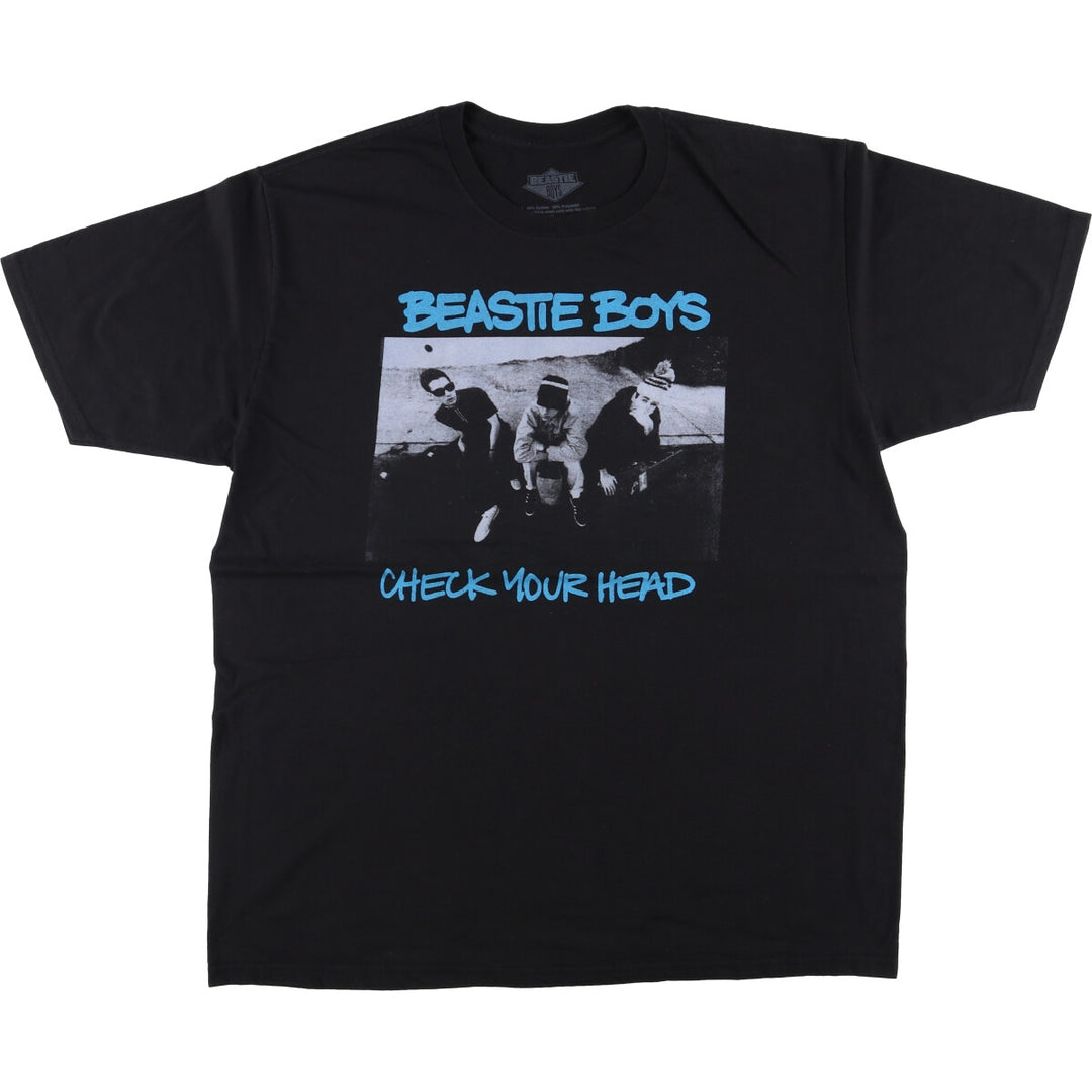 Beastie Boys Rap T-shirt, Men's XL size cotton black type Vintage Second Hand
