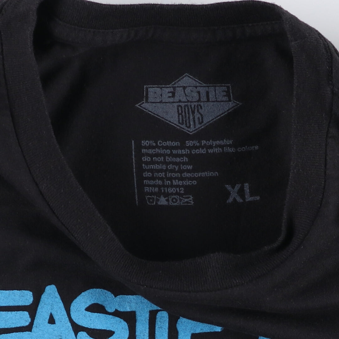 Beastie Boys Rap T-shirt, Men's XL size cotton black type Vintage Second Hand