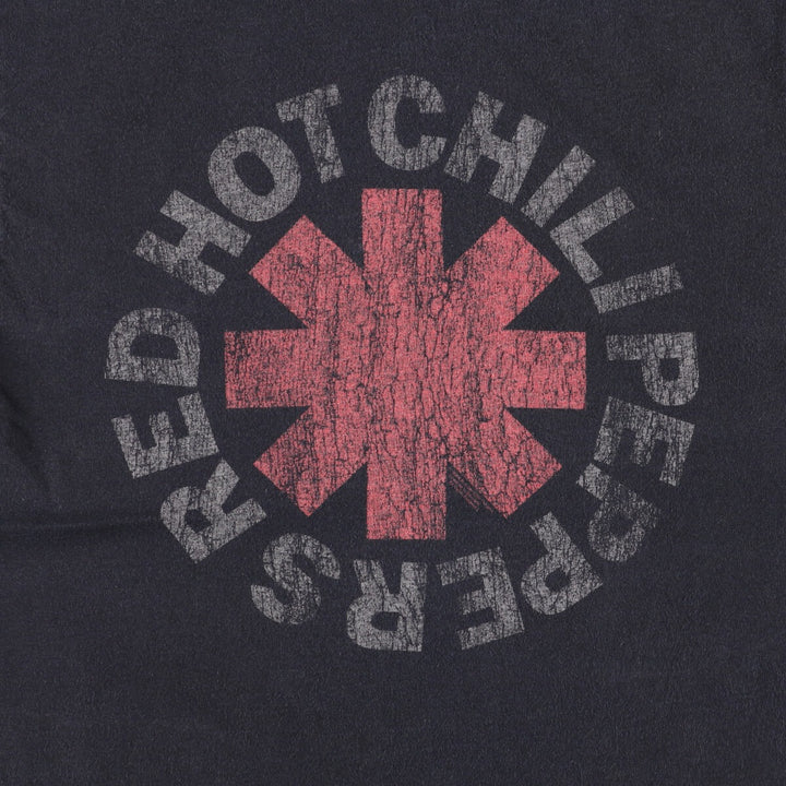 2000'S Hanes RED HOT CHILI PEPPERS band T-shirt, men's size small cotton black type Vintage Second Hand