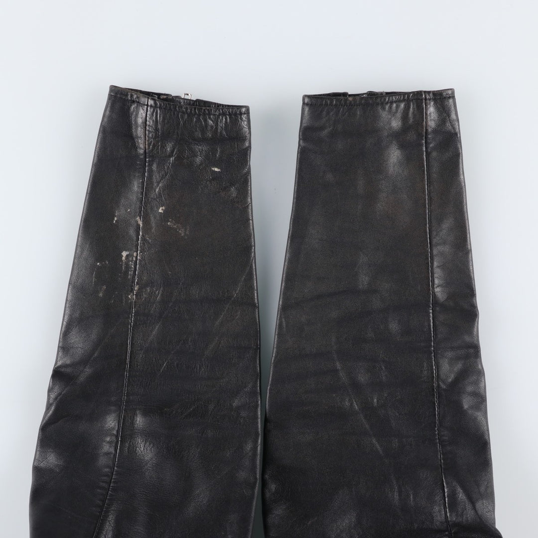 ESPRIT Single Rider Jacket, Men's Size L, Vintage genuine leather black type Vintage Second Hand