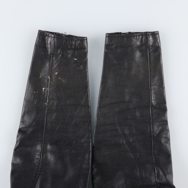 ESPRIT Single Rider Jacket, Men's Size L, Vintage genuine leather black type Vintage Second Hand