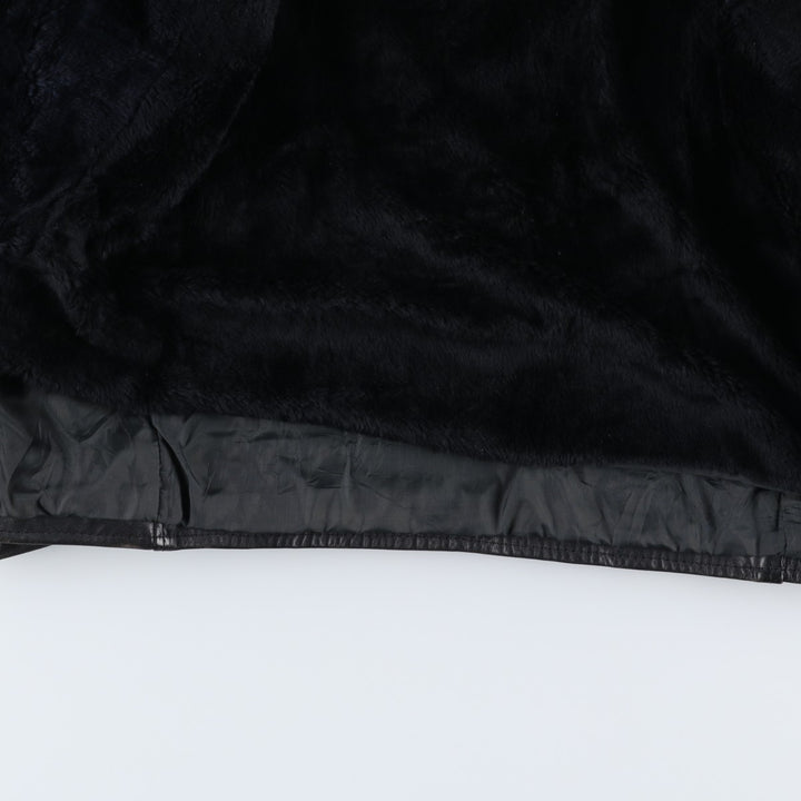 ESPRIT Single Rider Jacket, Men's Size L, Vintage genuine leather black type Vintage Second Hand