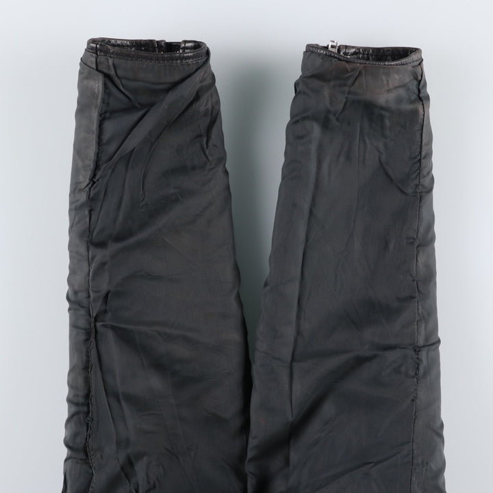 ESPRIT Single Rider Jacket, Men's Size L, Vintage genuine leather black type Vintage Second Hand