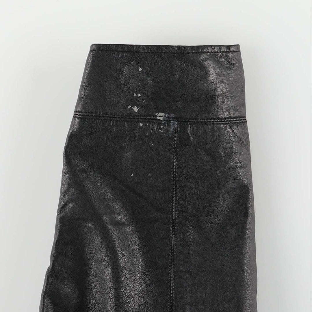 EXCELLED Swing Top Type Padded Leather Blouson, Men's Size L genuine leather black type Vintage Second Hand