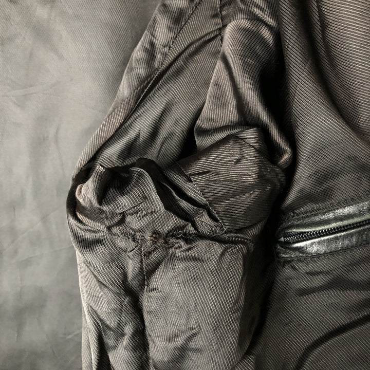 MacLean Swing Top Leather Blouson, Men's Size L genuine leather black type Vintage Second Hand