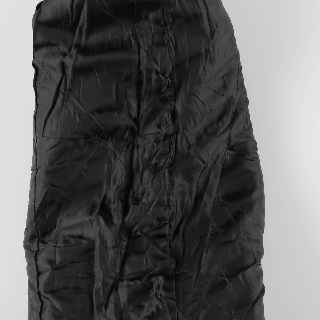 Dockers Swing Top Padded Leather Blouson, Men's XL genuine leather black type Vintage Second Hand