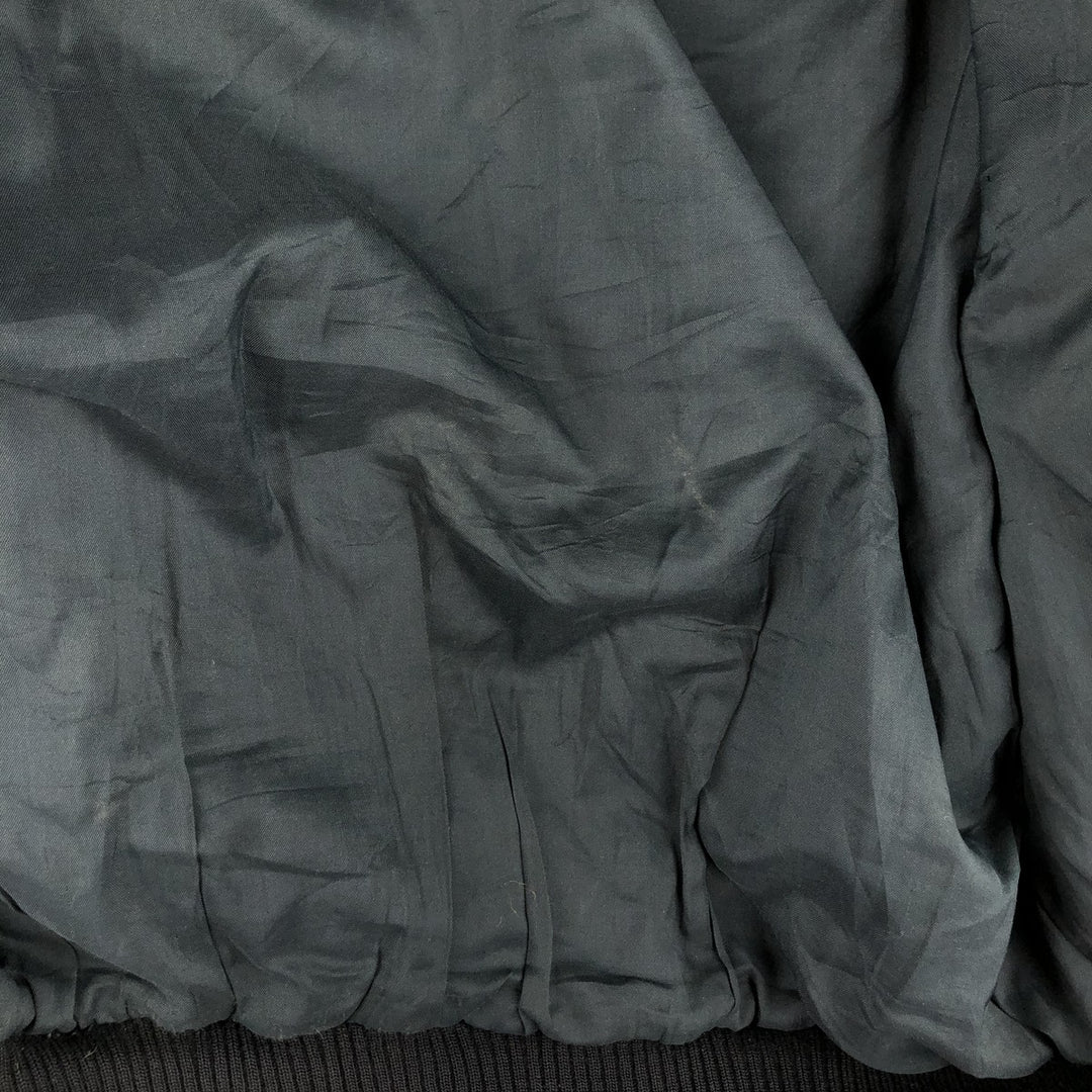 THE PILOT A-2 Leather Flight Jacket, Men's Size Small, Vintage genuine leather black type Vintage Second Hand