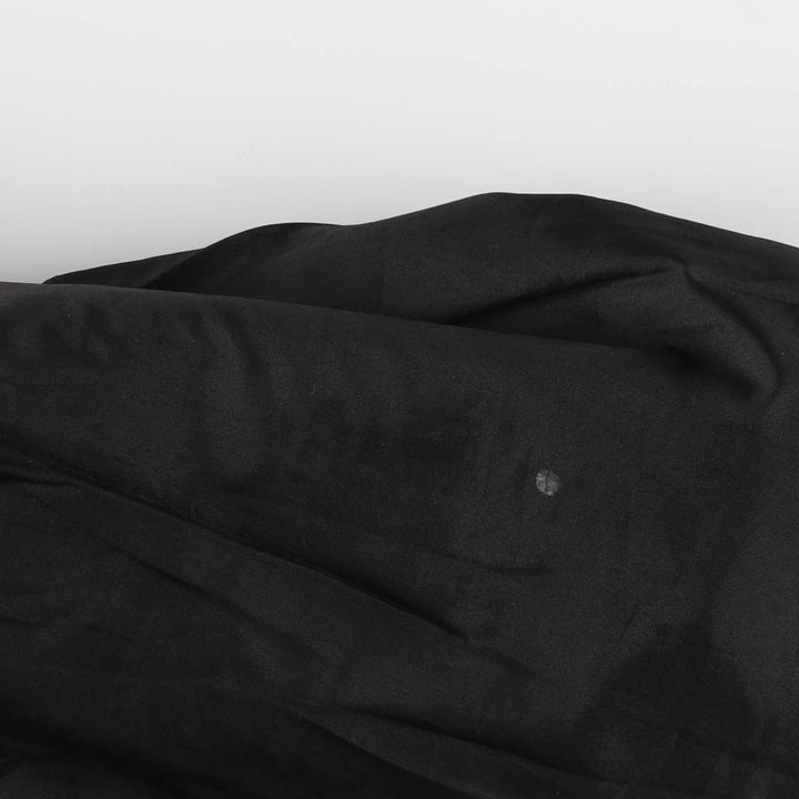 A-2 type leather flight jacket, men's XL size Genuine Leather Cowhide black type Vintage Second Hand