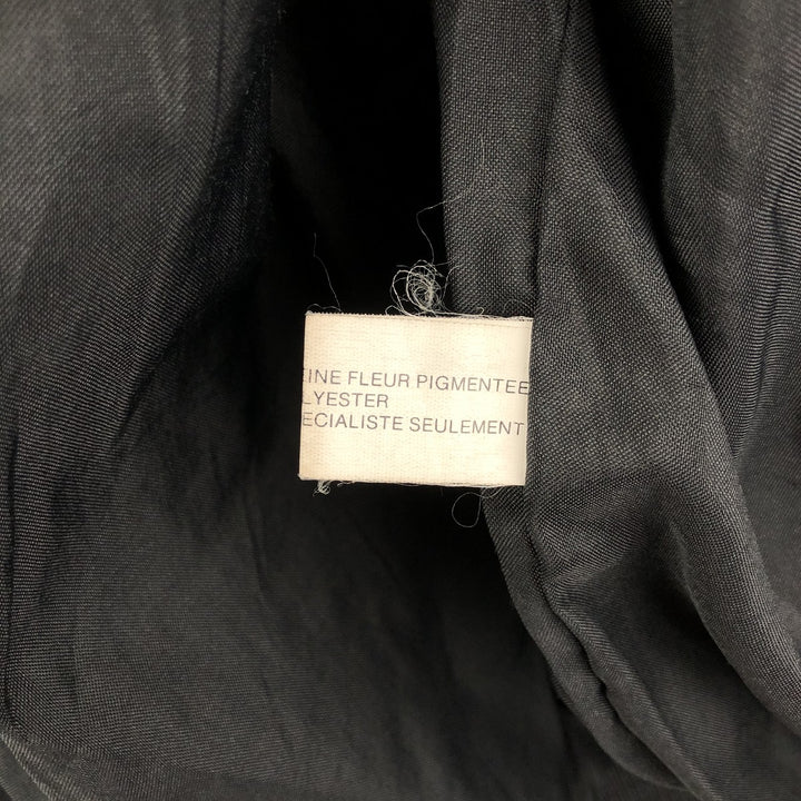 A-2 type leather flight jacket, men's XL size genuine leather black type Vintage Second Hand