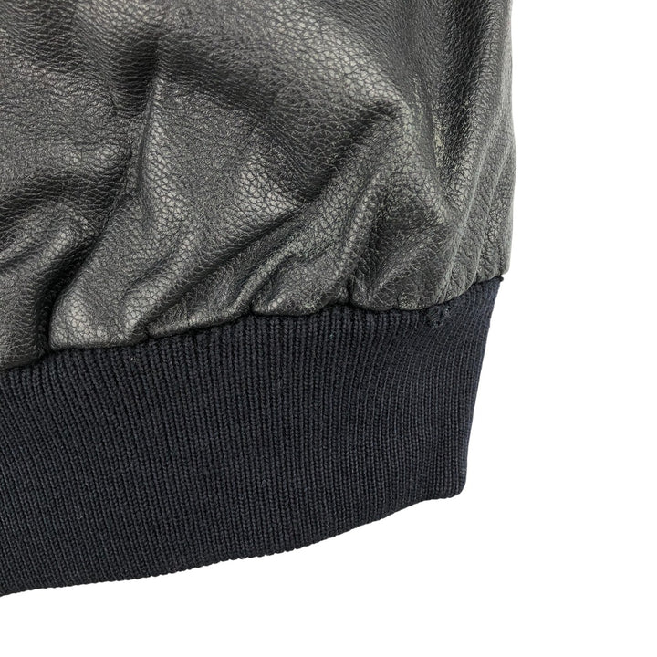 A-2 type leather flight jacket, men's XL size genuine leather black type Vintage Second Hand