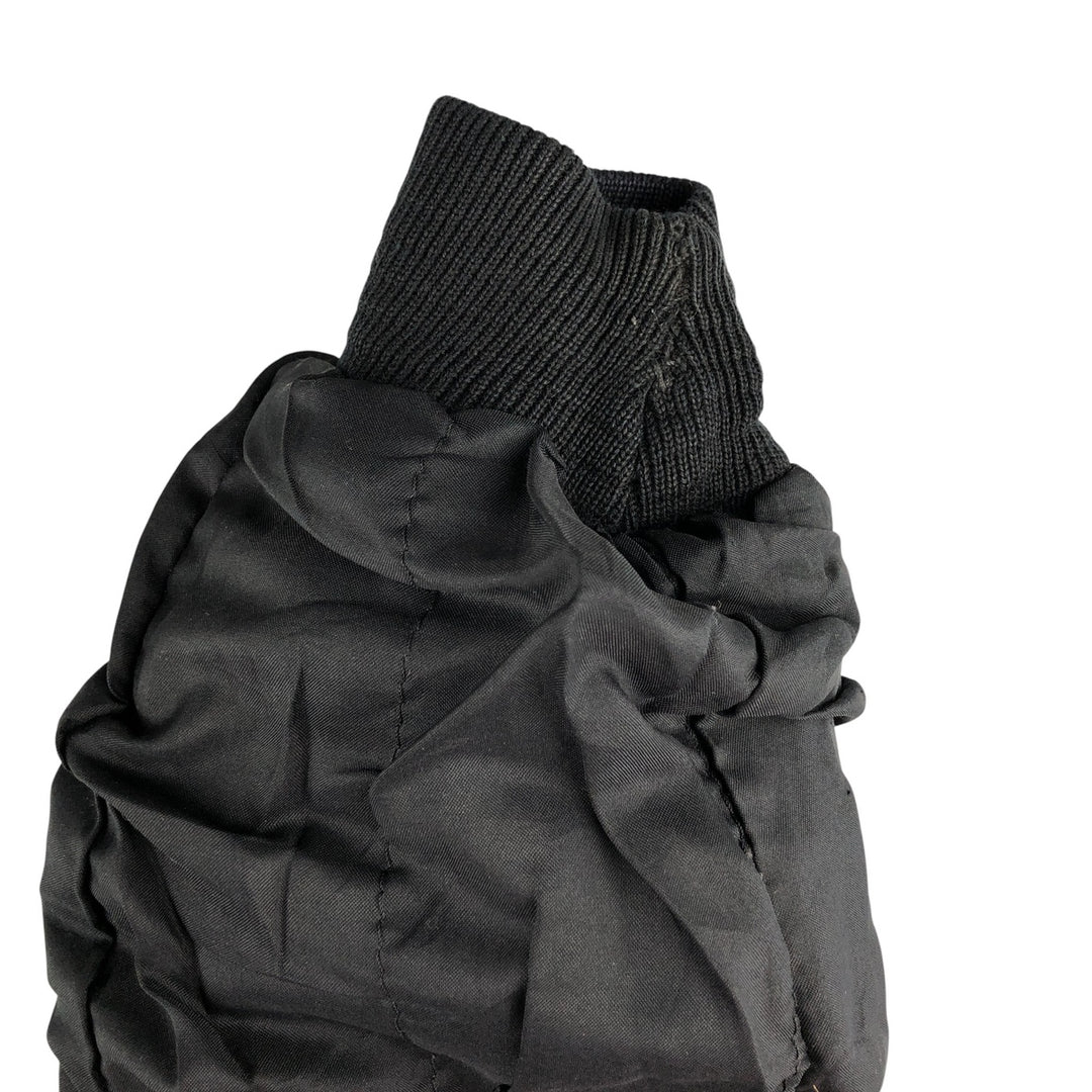 A-2 type leather flight jacket, men's XL size genuine leather black type Vintage Second Hand