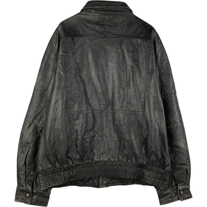 GUIDE GEAR Swing Top Type Padded Leather Blouson, Men's Size XL genuine leather black type Vintage Second Hand