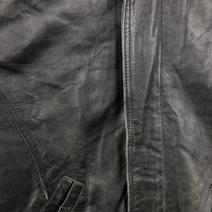 GUIDE GEAR Swing Top Type Padded Leather Blouson, Men's Size XL genuine leather black type Vintage Second Hand