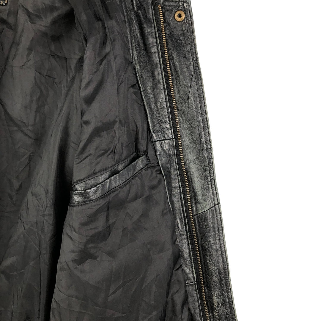 GUIDE GEAR Swing Top Type Padded Leather Blouson, Men's Size XL genuine leather black type Vintage Second Hand