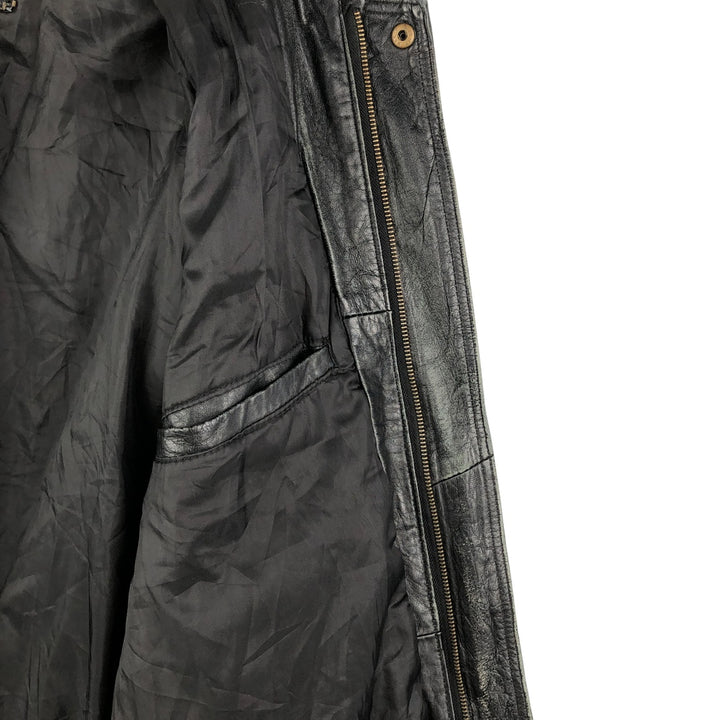 GUIDE GEAR Swing Top Type Padded Leather Blouson, Men's Size XL genuine leather black type Vintage Second Hand