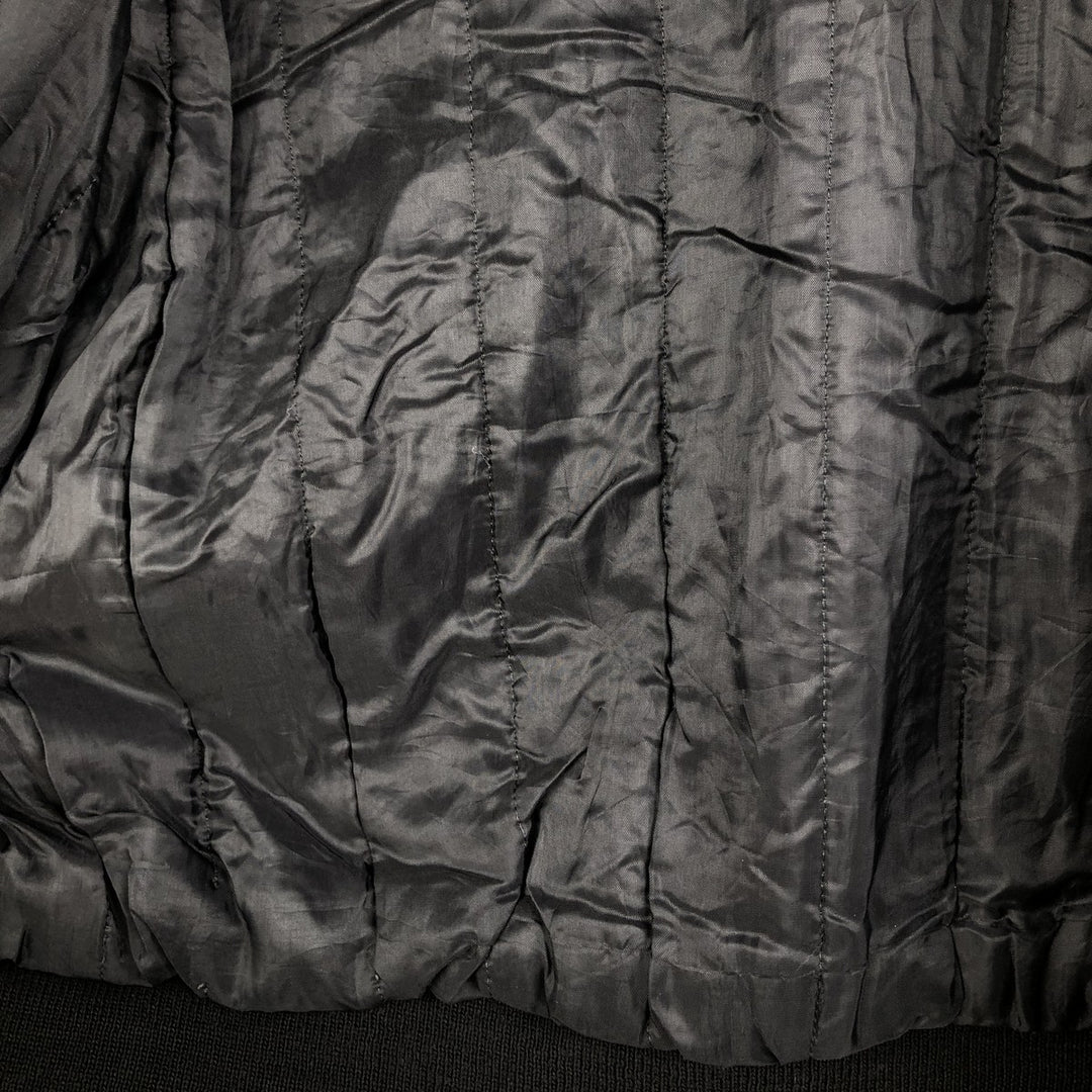 Vintage French leather jacket, size L, men's size L genuine leather black type Vintage Second Hand