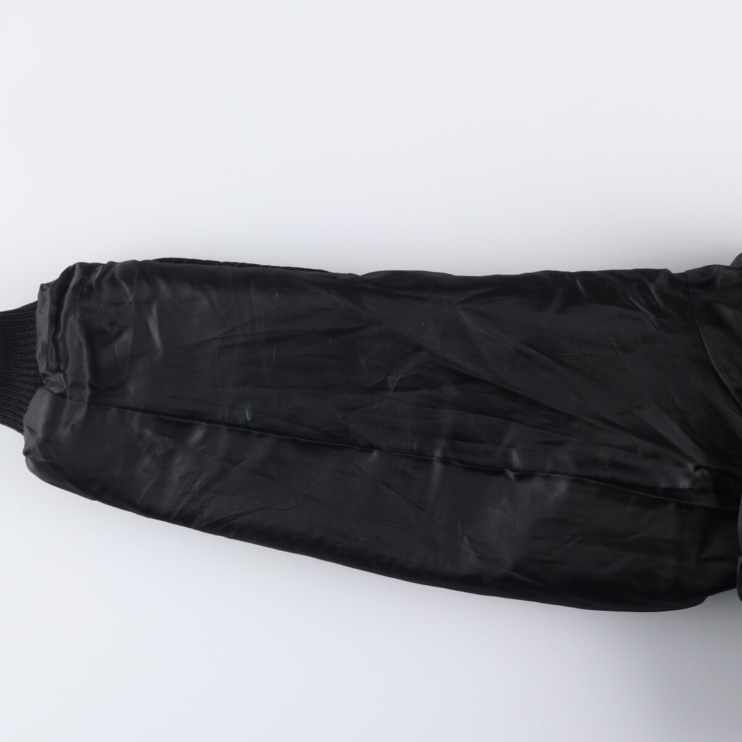 A-2 type leather flight jacket, men's size L unclear brown type Vintage Second Hand