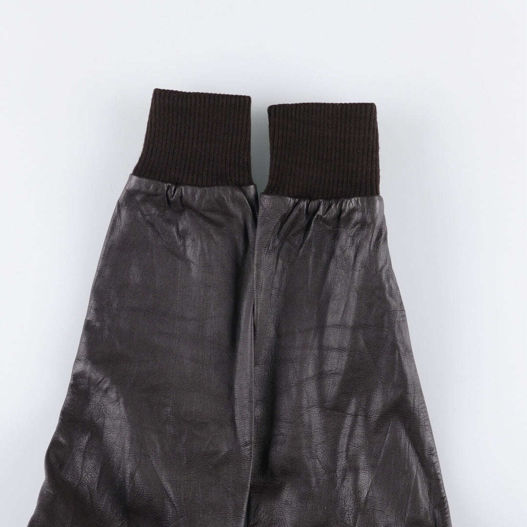 A-2 type leather flight jacket, men's size L unclear brown type Vintage Second Hand