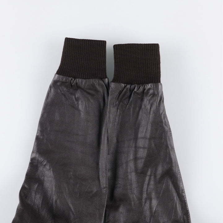 A-2 type leather flight jacket, men's size L unclear brown type Vintage Second Hand