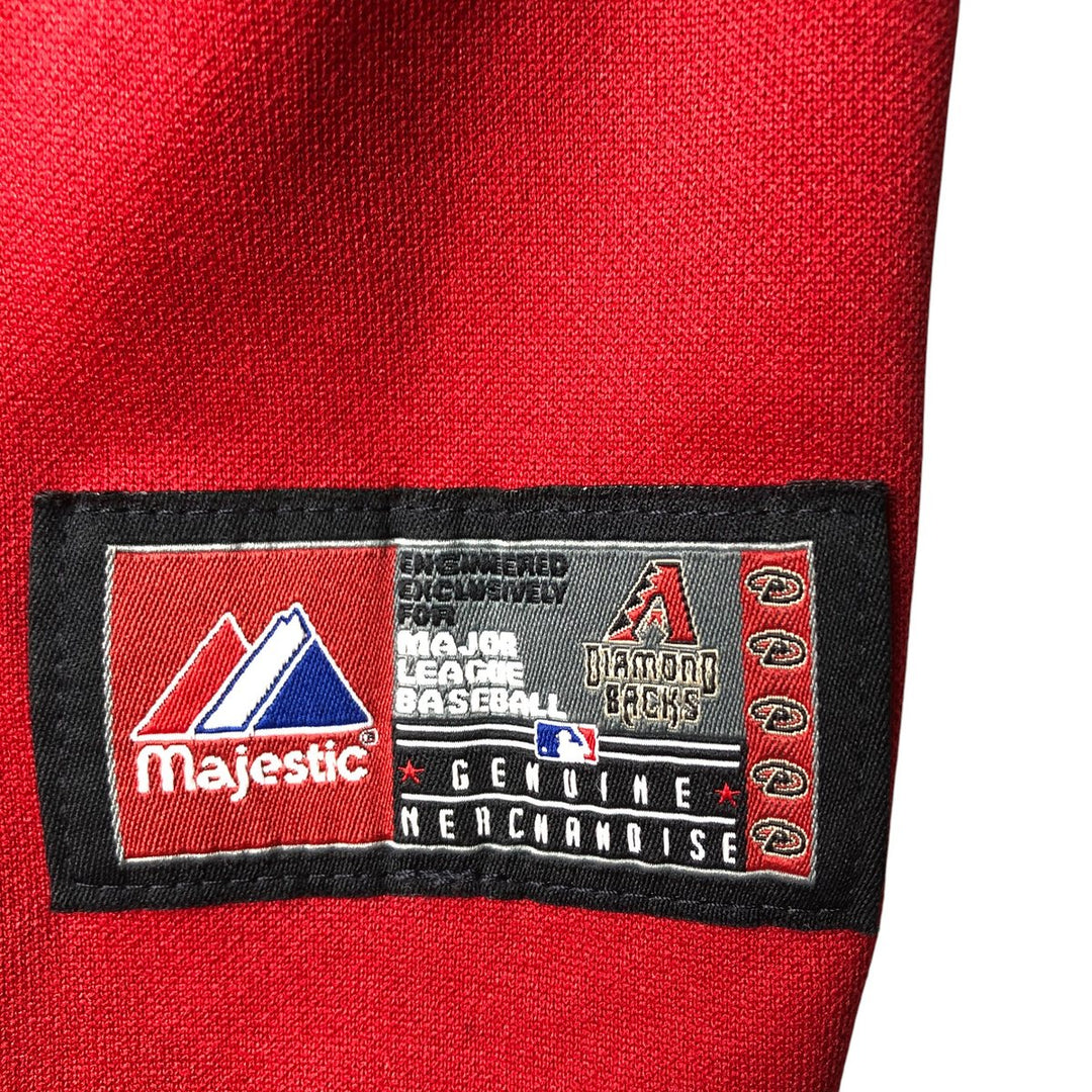 Vintage Majestic MLB Arizona Diamondbacks Game Shirt, Women's Size L polyester bordeaux Vintage Second Hand