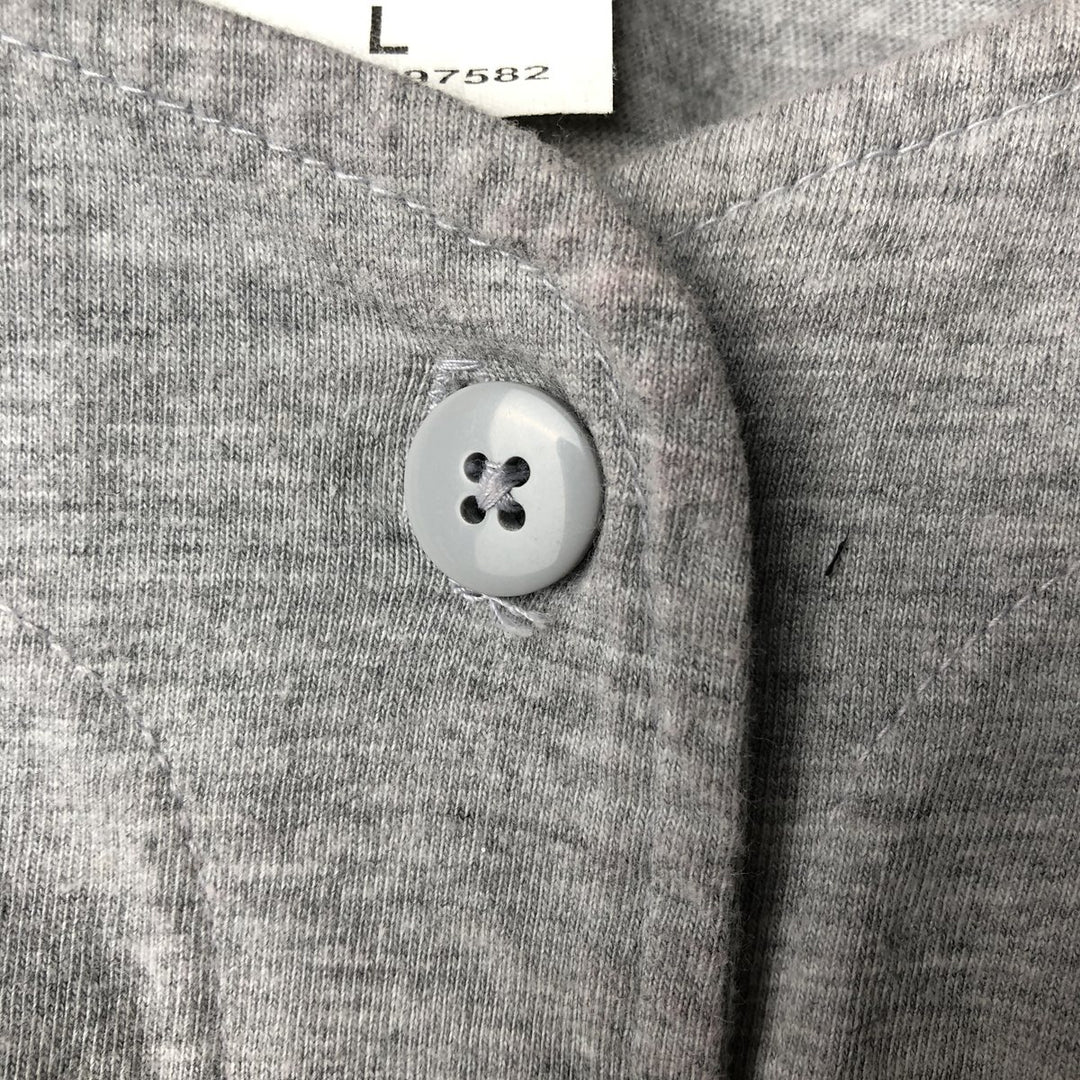 00'S BETTY BOOP Baseball Shirt, Women's Size L cotton gray type Vintage Second Hand