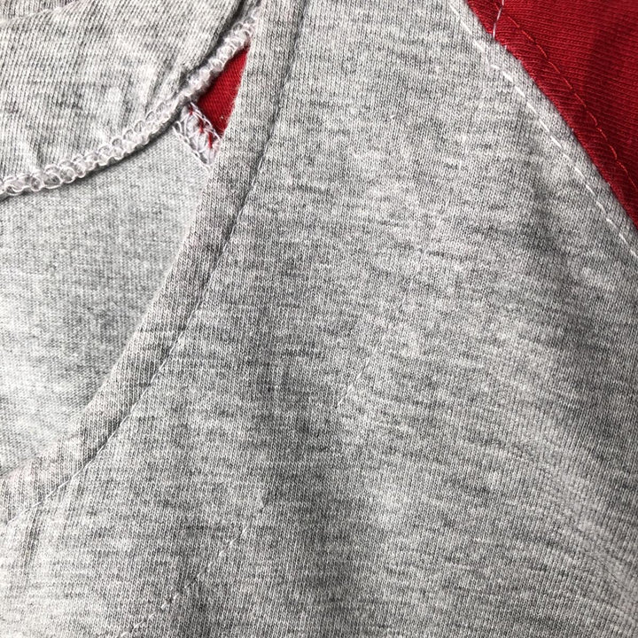 00'S BETTY BOOP Baseball Shirt, Women's Size L cotton gray type Vintage Second Hand