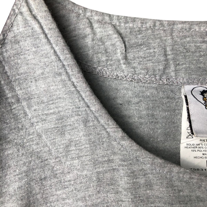 00'S BETTY BOOP Baseball Shirt, Women's Size L cotton gray type Vintage Second Hand