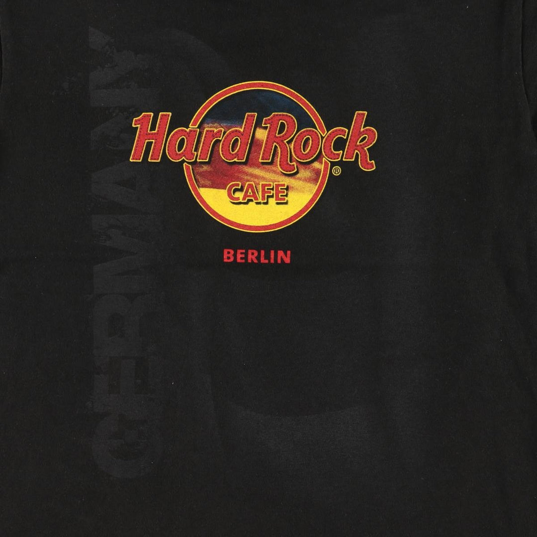 Vintage HARD ROCK CAFE advertising T-shirt, size M, women's cotton black type Vintage Second Hand