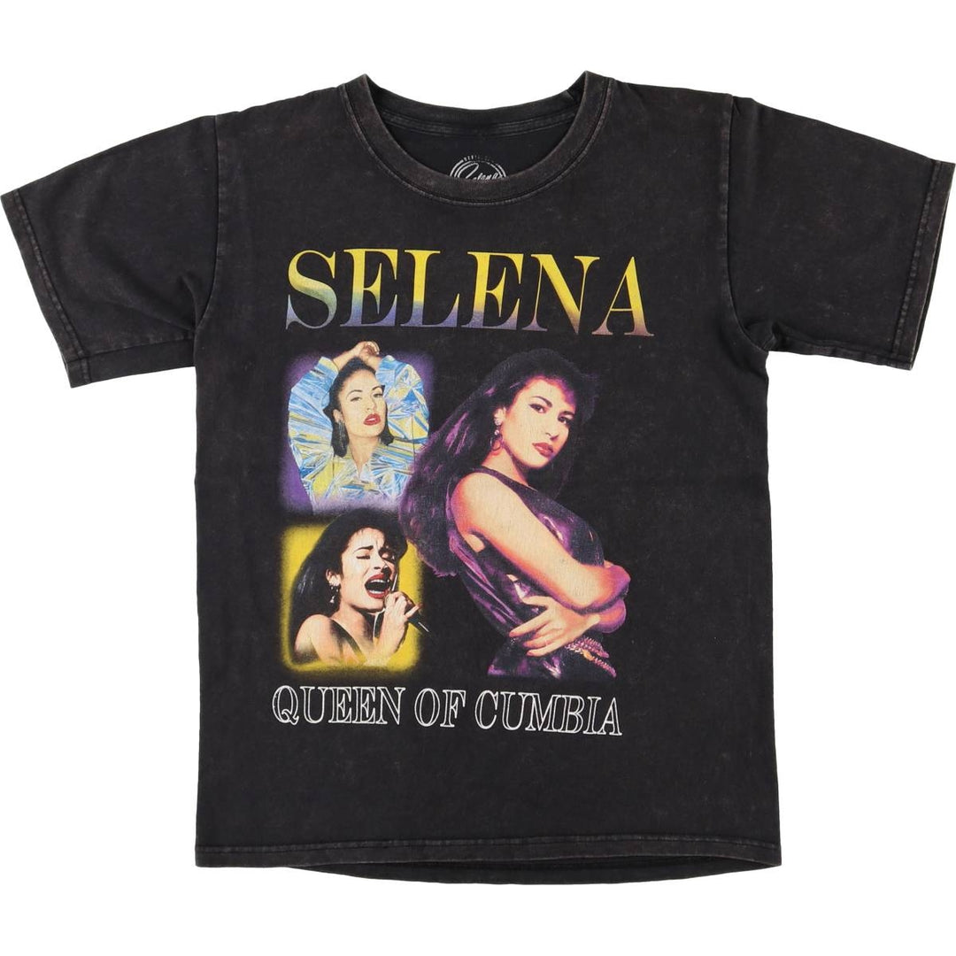 SELENA Selena Band T-Shirt, Women's Size Small cotton black type Vintage Second Hand