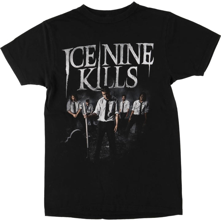ICE NINE KILLS band T-shirt, men's size S cotton black type Vintage Second Hand