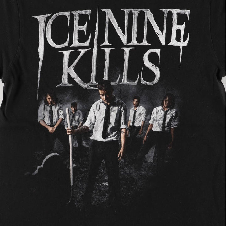 ICE NINE KILLS band T-shirt, men's size S cotton black type Vintage Second Hand