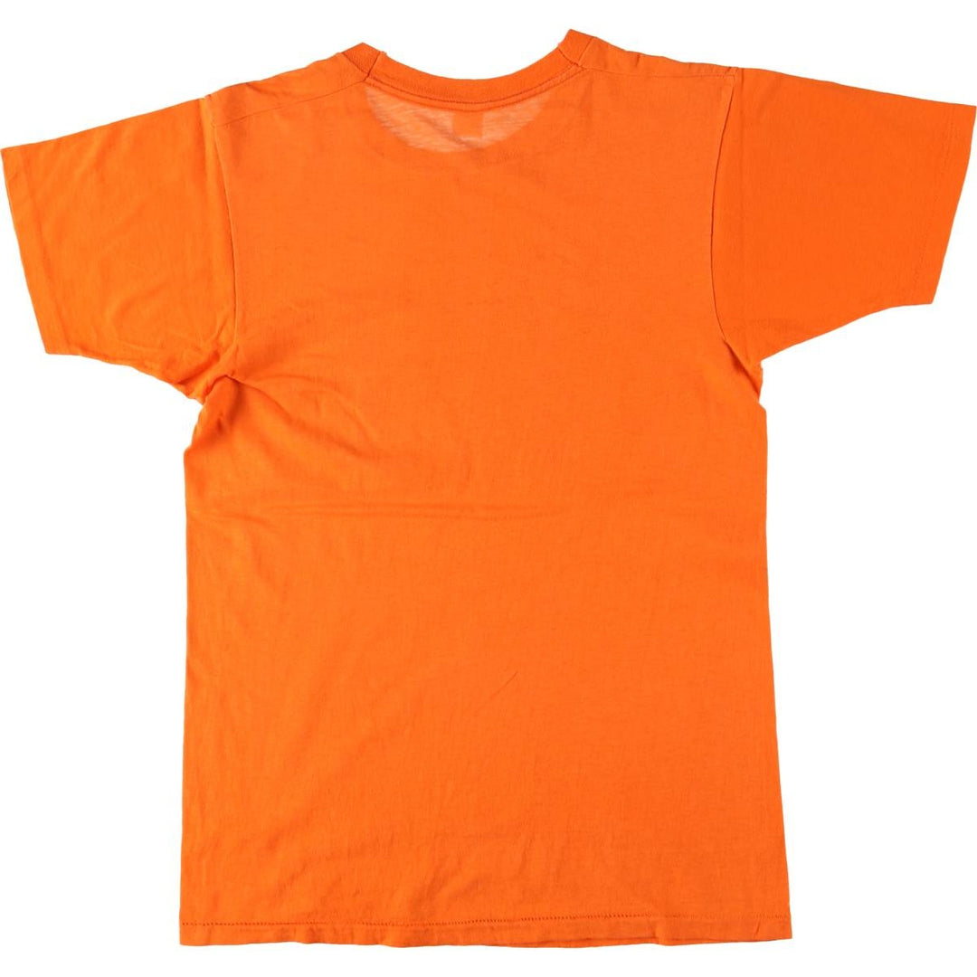 Vintage 70s-80'S CRUSH Advertising T-shirt, Men's S size unclear orange type Vintage Second Hand