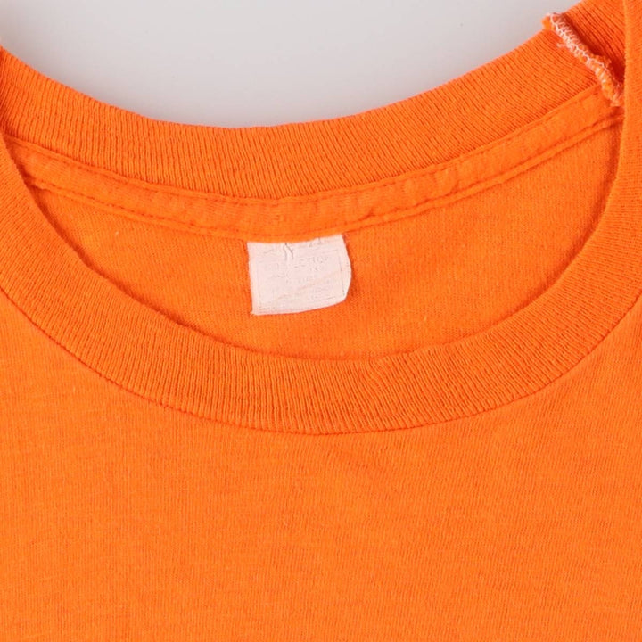 Vintage 70s-80'S CRUSH Advertising T-shirt, Men's S size unclear orange type Vintage Second Hand