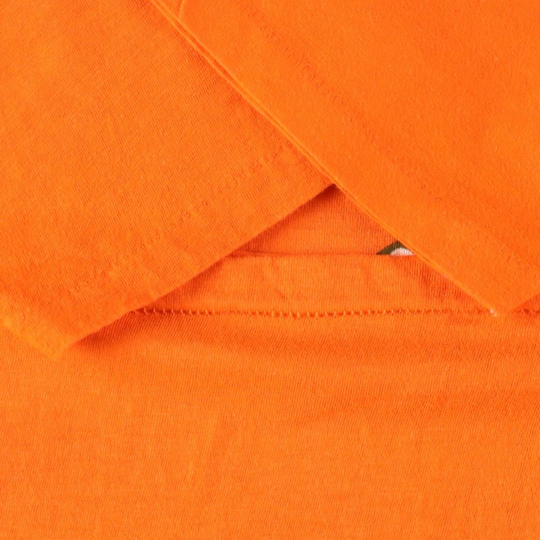 Vintage 70s-80'S CRUSH Advertising T-shirt, Men's S size unclear orange type Vintage Second Hand