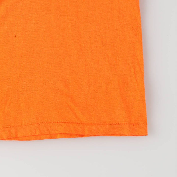 Vintage 70s-80'S CRUSH Advertising T-shirt, Men's S size unclear orange type Vintage Second Hand