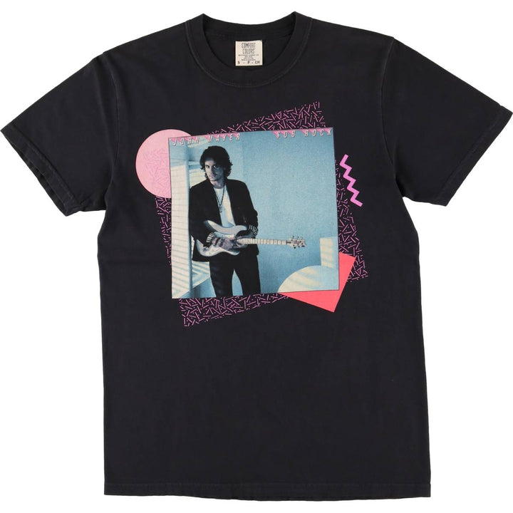COMFORT COLORS JOHN MAYER Band T-shirt, Band T, Men's S size cotton black type Vintage Second Hand