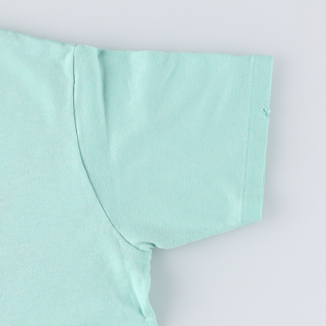 MICKEY MOUSE MINNIE MOUSE Mickey Mouse Minnie Mouse character print T-shirt women's M equivalent vintage unclear Mint green Vintage Second Hand