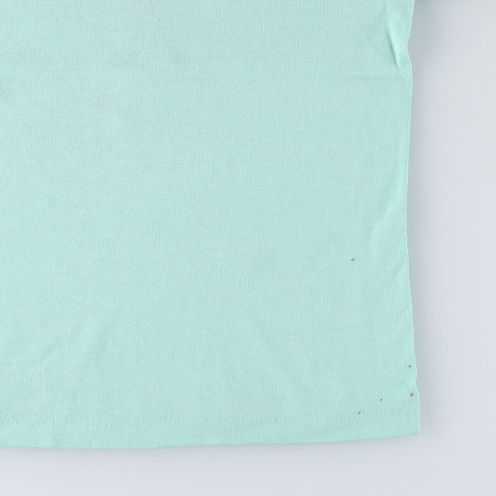 MICKEY MOUSE MINNIE MOUSE Mickey Mouse Minnie Mouse character print T-shirt women's M equivalent vintage unclear Mint green Vintage Second Hand